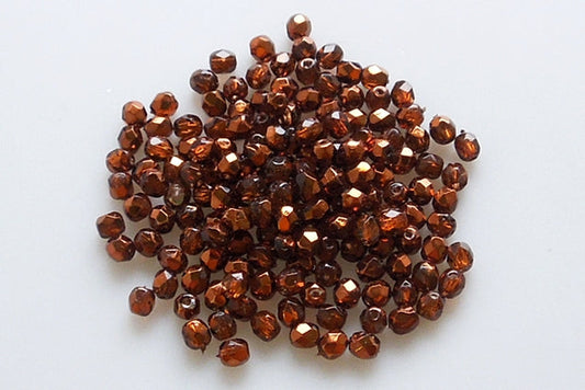 Fire Polished Faceted Beads Round 4 mm, Crystal 97319 (30-97319), Bohemia Crystal Glass, Czechia 15119001