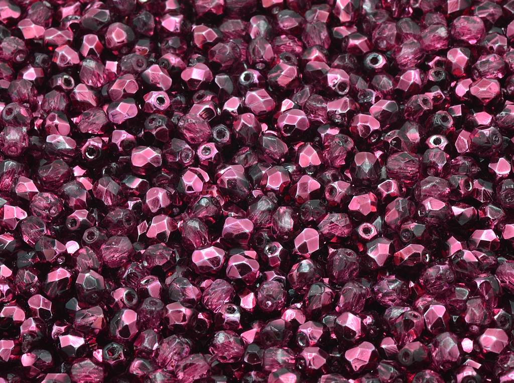 Fire Polished Faceted Beads Round 4 mm, Crystal 97324 (30-97324), Bohemia Crystal Glass, Czechia 15119001