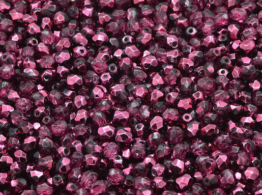 Fire Polished Faceted Beads Round 4 mm, Crystal 97324 (30-97324), Bohemia Crystal Glass, Czechia 15119001