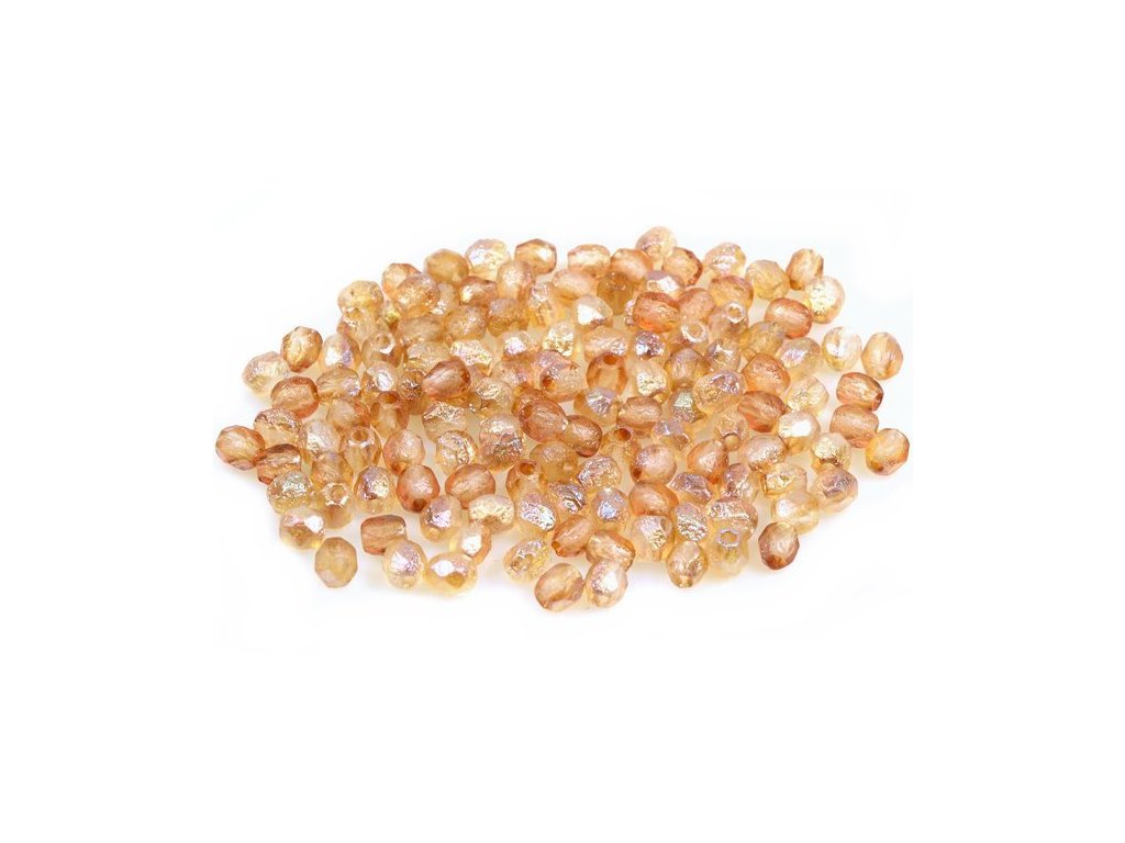 Fire Polished Faceted Beads Round 00030/Lept/22501 Glass Czech Republic