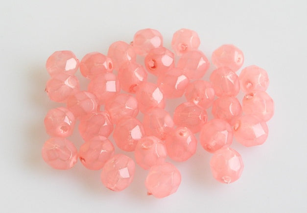 Fire Polished Faceted Beads Round 6 mm, Crystal 37892 (30-37892), Bohemia Crystal Glass, Czechia 15119001