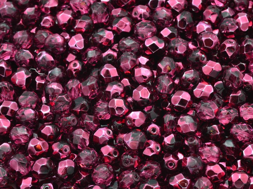 Fire Polished Faceted Beads Round 6 mm, Crystal 97324 (30-97324), Bohemia Crystal Glass, Czechia 15119001