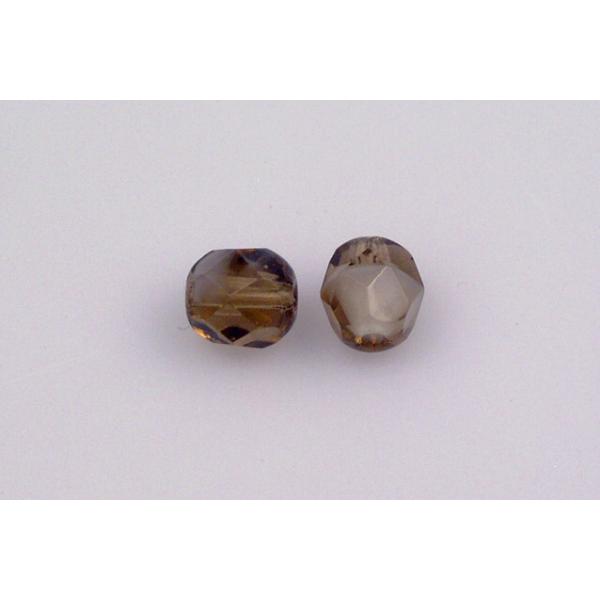 Faceted Round Fire Polished Beads, 6118 (06118), Glass, Czech Republic