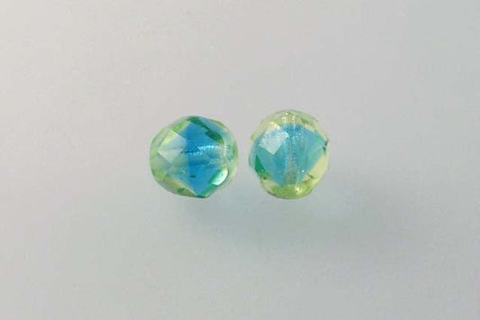 Fire Polished Faceted Beads Round 8 mm, color: 67801, Bohemia Crystal Glass, Czechia 15119001