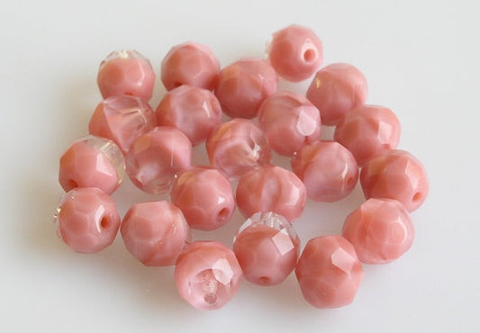 Fire Polished Faceted Beads Round 8 mm, color: 76010, Bohemia Crystal Glass, Czechia 15119001
