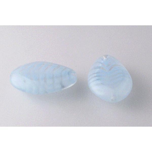 Table Cut Semi-Oval Beads, 8601 (08601), Glass, Czech Republic