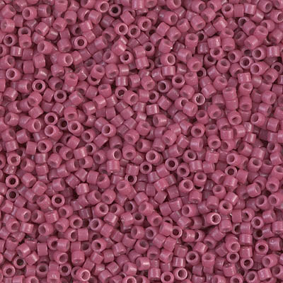 MIYUKI Delica Rocailles Seed Beads, Duracoat Opq Pansy (DB2118), Glass, Japan