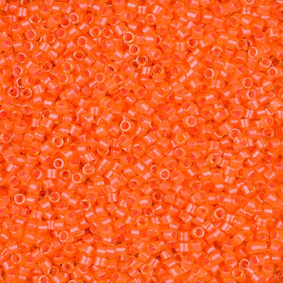 MIYUKI Delica Rocailles Seed Beads, Luminous Bittersweet (DB2047), Glass, Japan