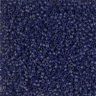 MIYUKI Delica Rocailles Seed Beads, Blue (DB2144), Glass, Japan