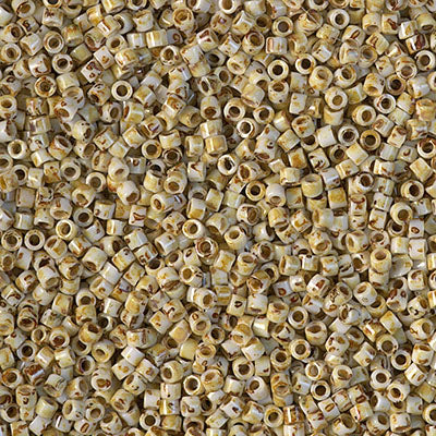 MIYUKI Delica Rocailles Seed Beads, Gold (DB2262), Glass, Japan