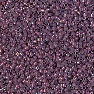 MIYUKI Delica Rocailles Seed Beads, Raspberry Luster (DBS1012), Glass, Japan