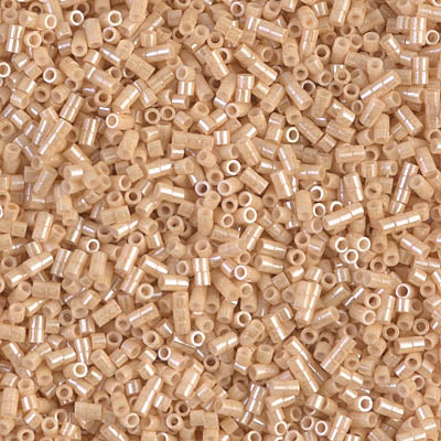 MIYUKI Delica Rocailles Seed Beads, Ceylon Beige (DBS0205), Glass, Japan