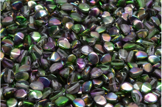 Pinch Beads, Crystal Green Purple (00030-95000), Glas, Tschechische Republik