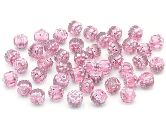 OUTLET 10 grams Fire Polished Faceted Beads Cathedral, 6 x 6 mm, Crystal 97428 (00030-97428), Glass, Czech Republic