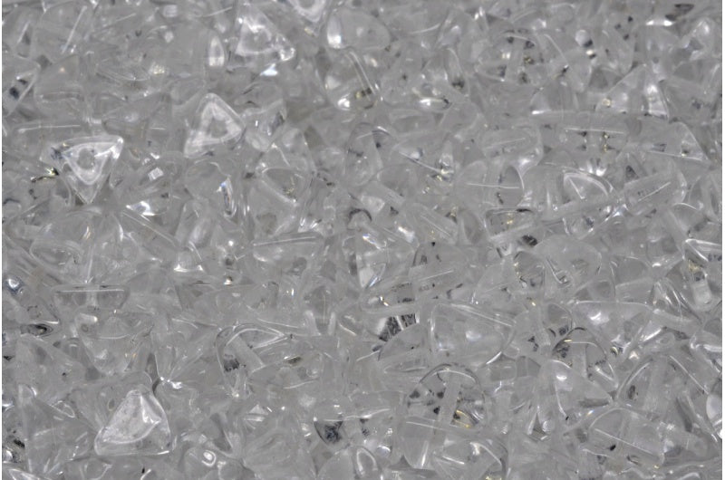 Half Pinch Beads, Crystal (00030), Glass, Czech Republic