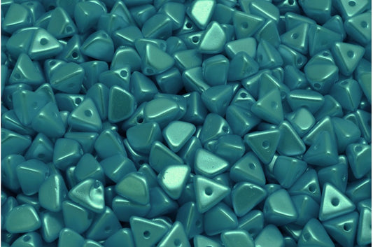 Half Pinch Beads, White Aqua (02010-25019), Glas, Tschechische Republik