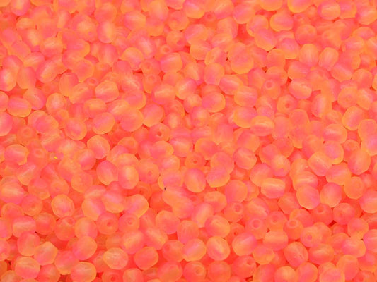 Fire Polished Faceted Beads Round 4 mm, Crystal 28509 (00030-28509)