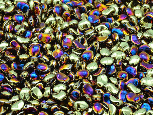 Tulip Petal Beads, Crystal 98545 (00030-98545), Glass, Czech Republic