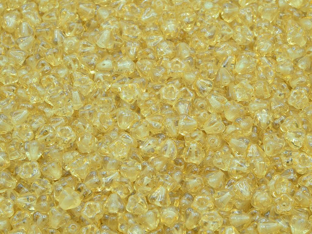 ベルフラワービーズ、クリスタルラスターブラウンフルコーティング（00030-14413）、ガラス、チェコ共和国