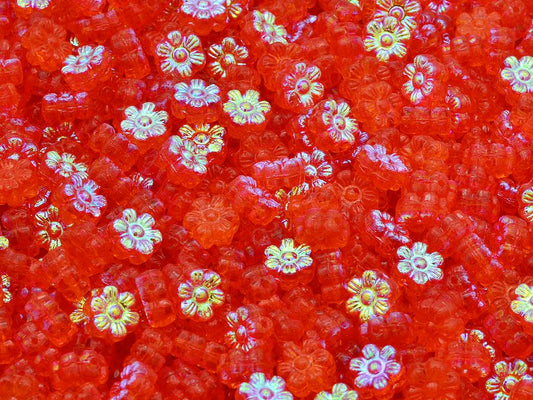 花珠，透明橙色 Ab (90030-28701)，玻璃，捷克共和国