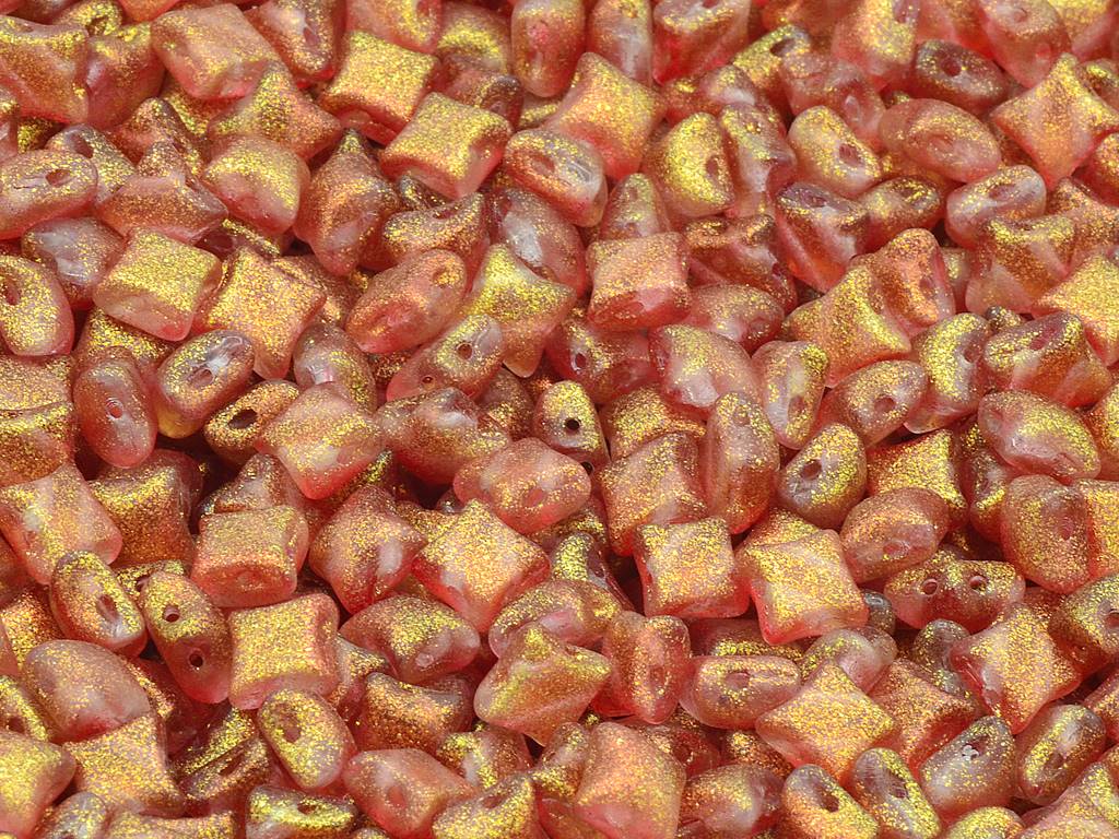 Wibeduo 2穴ビーズ スタークロス クリスタル 542012 (00030-542012) ガラス チェコ共和国