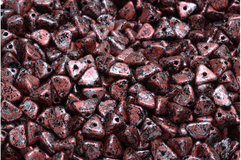 Half Pinch Beads, Black 45705 (23980-45705), Glass, Czech Republic