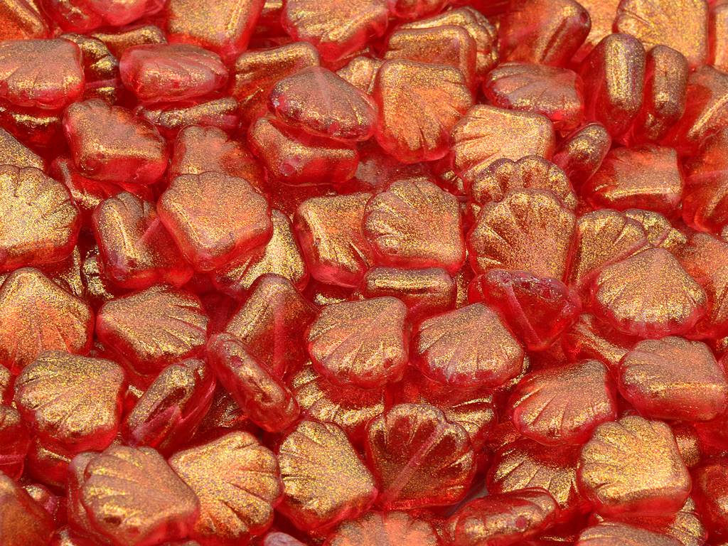 プレスビーズシェル、クリスタル 541011 (00030-541011)、ガラス、チェコ共和国