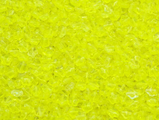 Flat Star Beads, Mixed Colors (MIX), Glass, Czech Republic