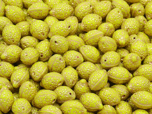 Lemon Beads, Yellow 84318 (83120-84318), Glass, Czech Republic