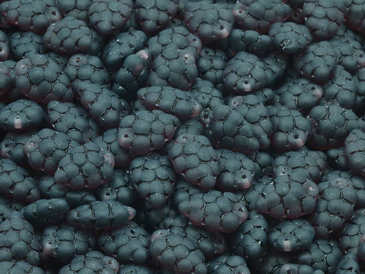 Grape Beads, Transparent Amethyst Matte (20070-84110), Glass, Czech Republic