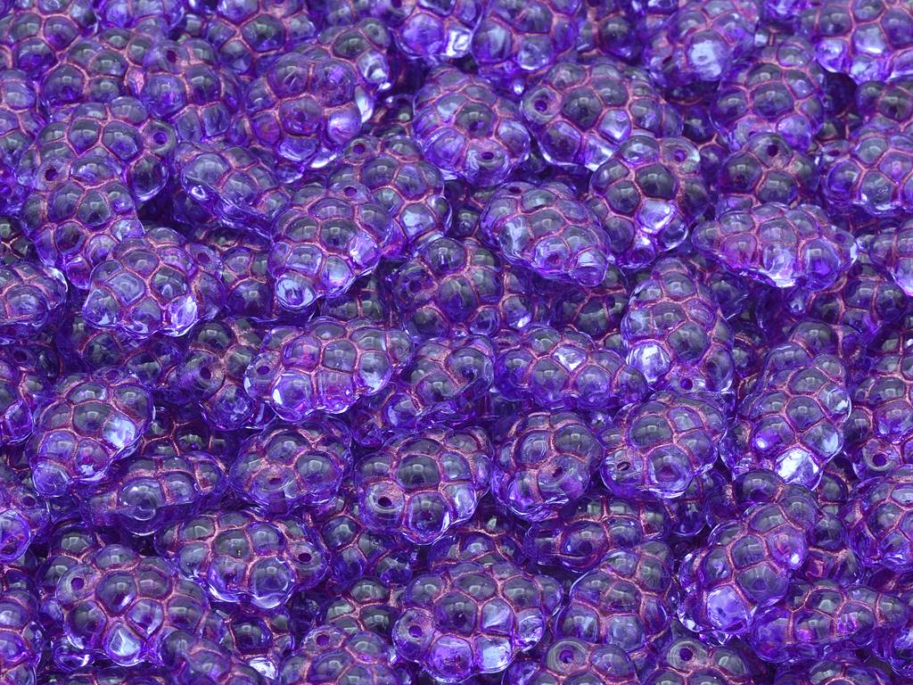 Grape Beads, Transparent Light Amethyst 54520 (20300-54520), Glass, Czech Republic