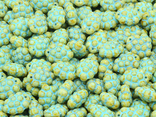 Grape Beads, Chalk White 96816 (03000-96816), Glass, Czech Republic