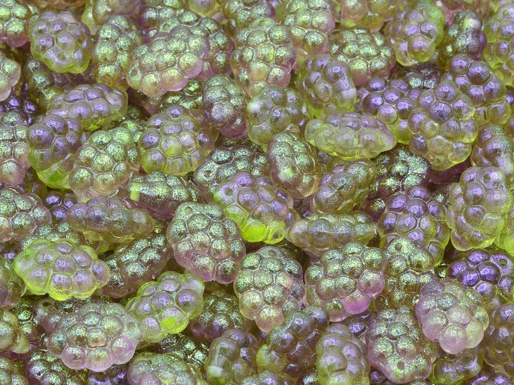 Grape Beads, Crystal 48818 (00030-48818), Glass, Czech Republic