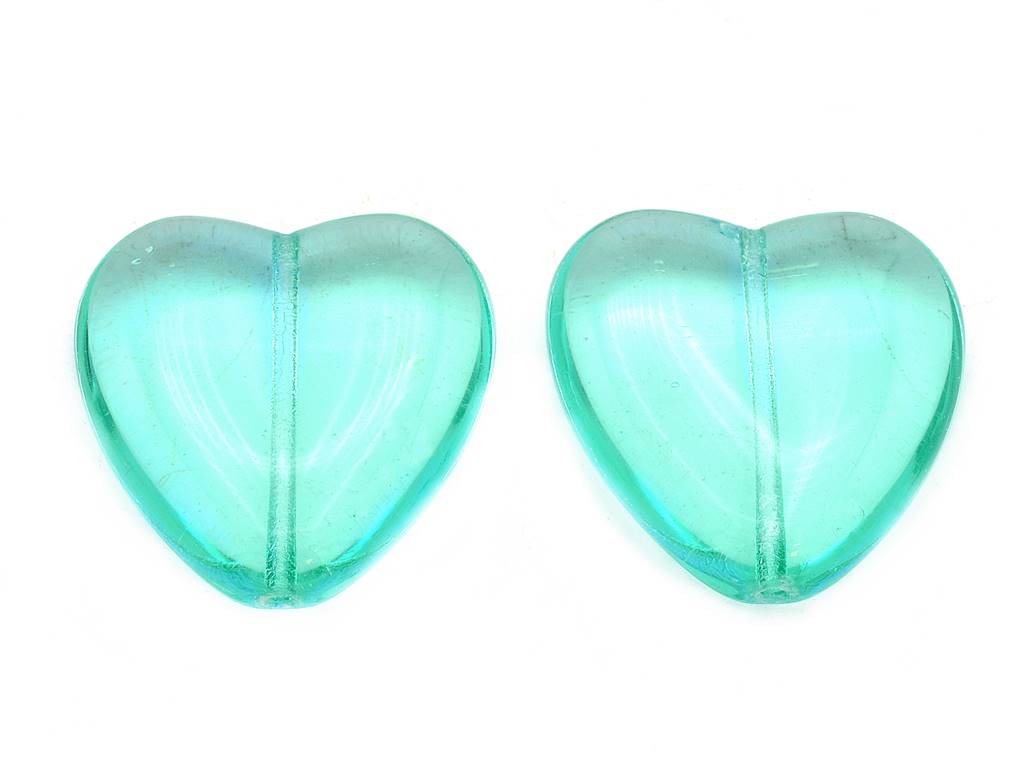 ハートビーズ、57601 (57601)、ガラス、チェコ共和国