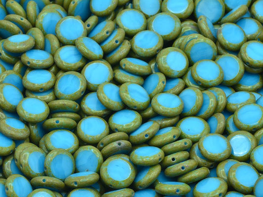 椭圆形桌切珠，63040 石灰华 (63040-86800)，玻璃，捷克共和国