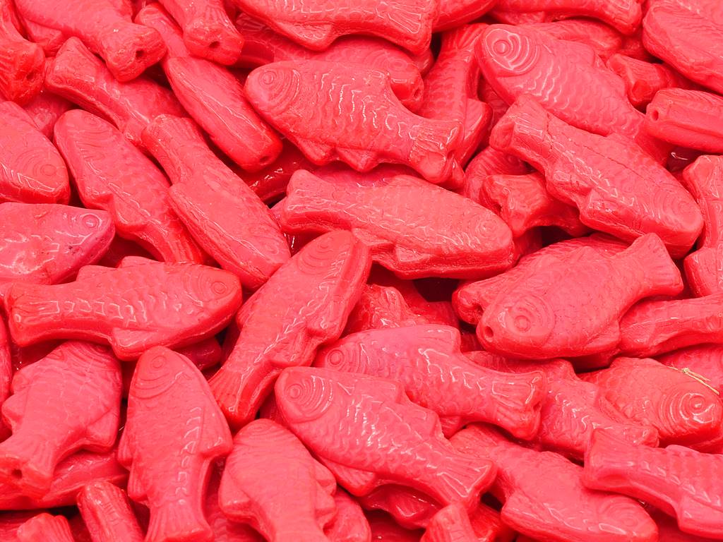 Big Fish Beads, Red (93400), Glass, Czech Republic
