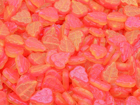 Pressed Beads Leaves, Crystal 542024 (00030-542024), Glass, Czech Republic