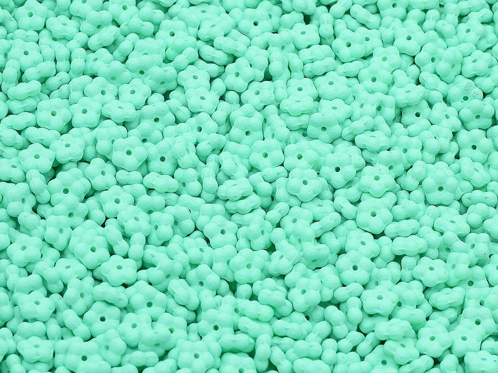 Forget Me Not Flower Beads, Chalk White 13011 (03000-13011), Glass, Czech Republic