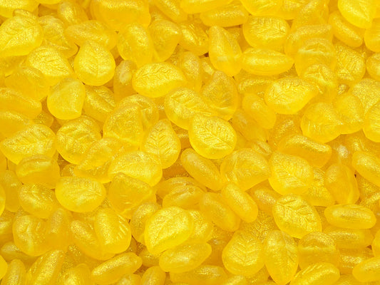 Nice Leaf Beads, Crystal Orange (00030-542007), Glass, Czech Republic