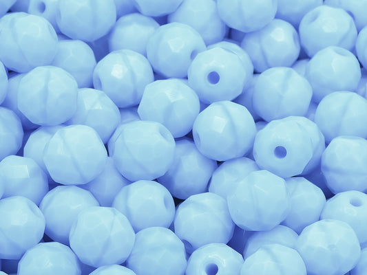Faceted Round Fire Polished Beads, 34000 (34000), Glass, Czech Republic