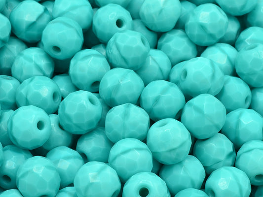 Faceted Round Fire Polished Beads, 54220 (54220), Glass, Czech Republic