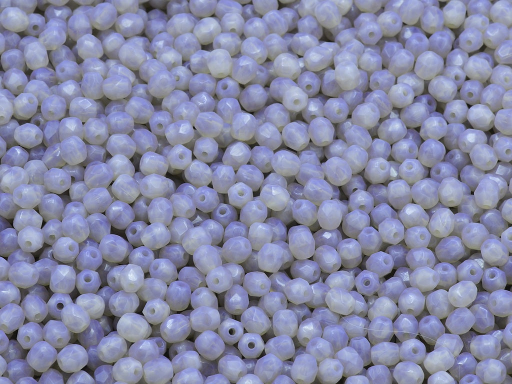 Faceted Round Fire Polished Beads, 22010 (22010), Glass, Czech Republic
