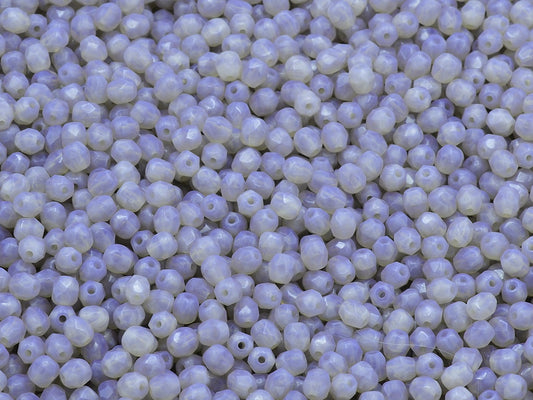 Faceted Round Fire Polished Beads, 22010 (22010), Glass, Czech Republic