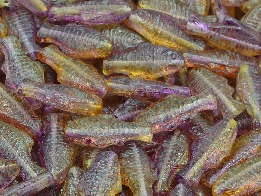 Big Fish Beads, Crystal 13911 (00030-13911), Glass, Czech Republic