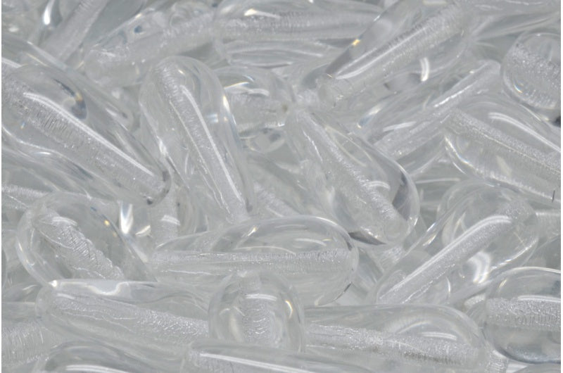 ドロップビーズ、クリスタル（00030）、ガラス、チェコ共和国