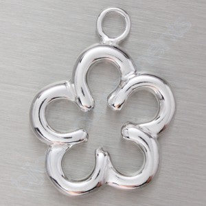 Pendant – Sterling Silver 925 – flower (20×15 mm)