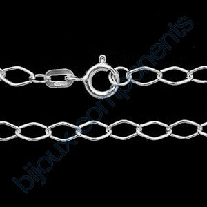 Chain with Clasp (6 mm) - Sterling Silver 925