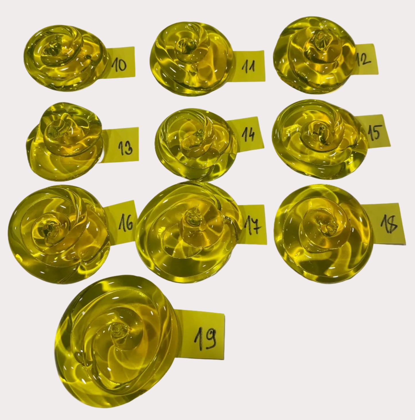 Uranium Glass Poop – Handmade UV-Reactive Art Figurines, Czech Republic