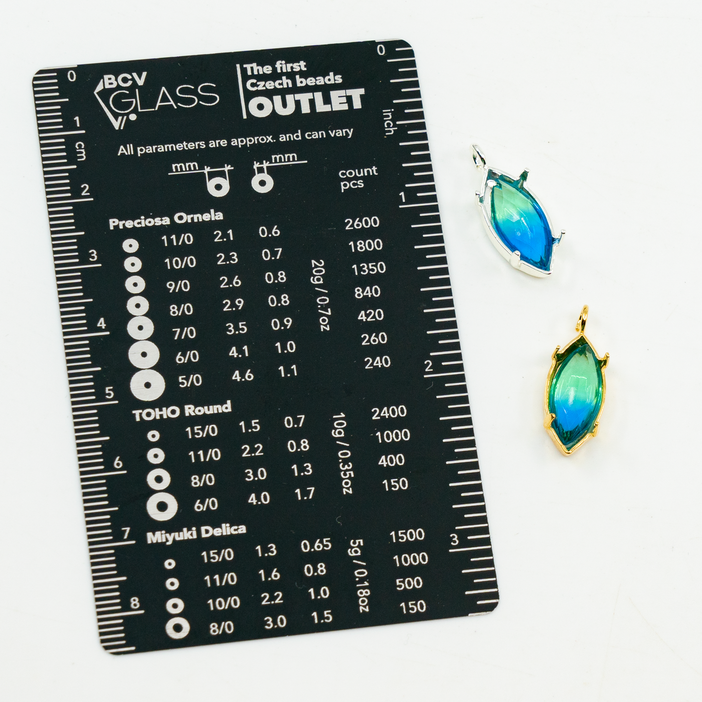 Navette Metal Settings with Prongs for Stone Glass Crystals with Pendant Loop - Different colors and Sizes