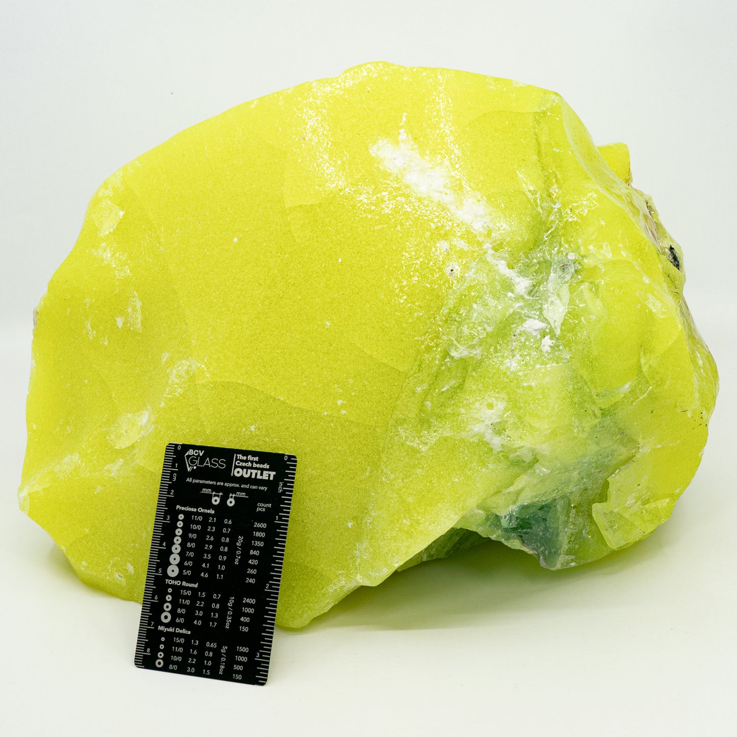 READY TO SHIP CULLET - A piece of uranium glass, Czech Republic